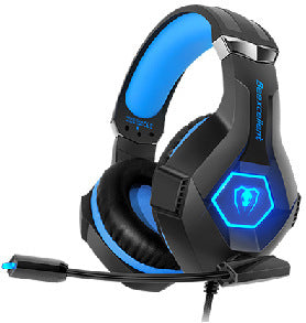 ThunderGlow™ — Luminous Gaming Headset with Built-in Microphone