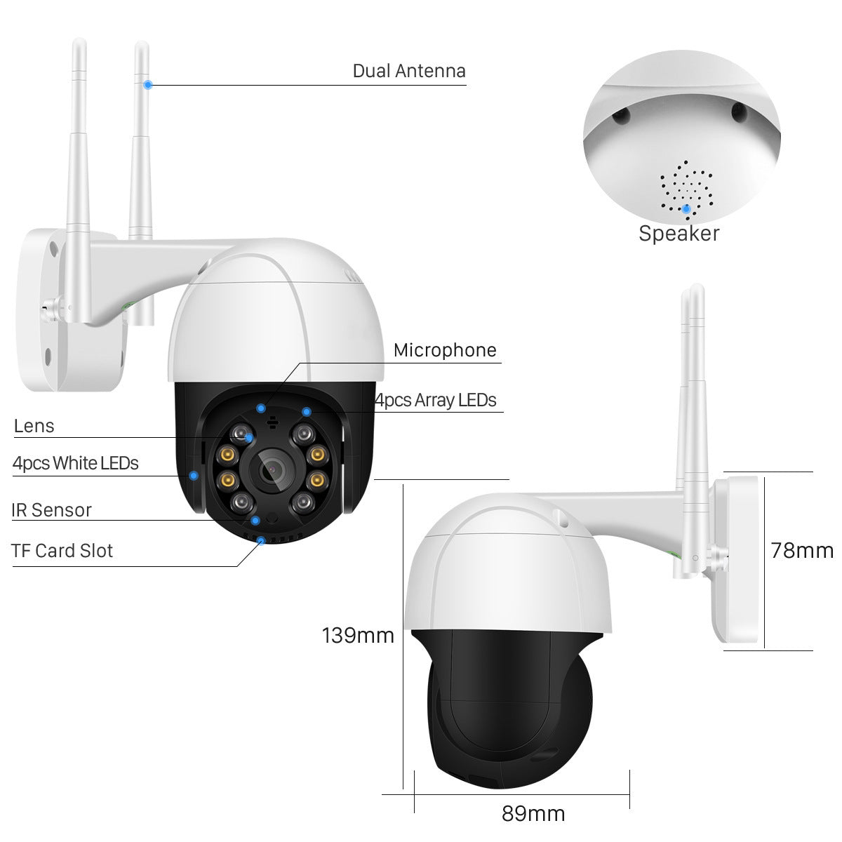 VigilantEye Luxe Wireless WiFi Surveillance Camera