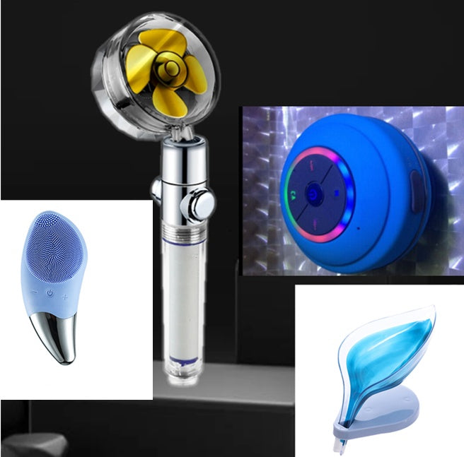 SplashBeat™ Mini Waterproof LED Speaker