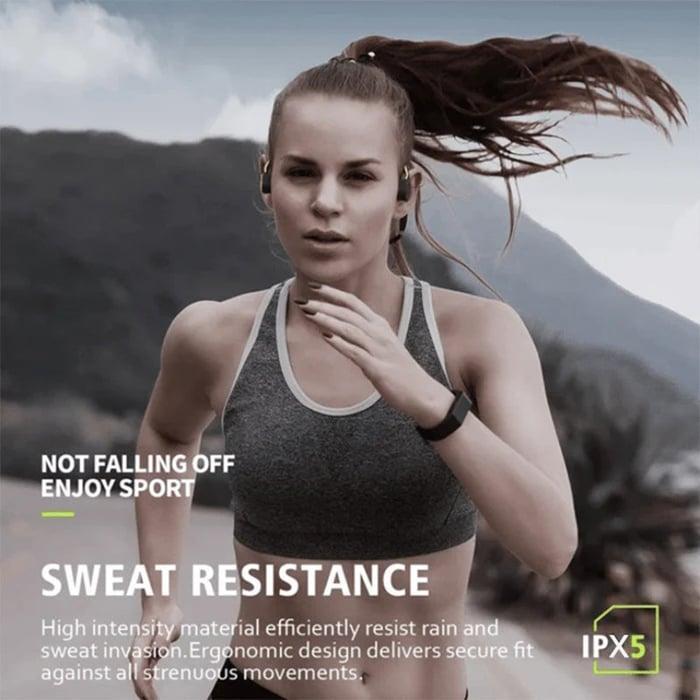 AquaPulse Pro – Waterproof Bone Conduction Wireless Earbuds