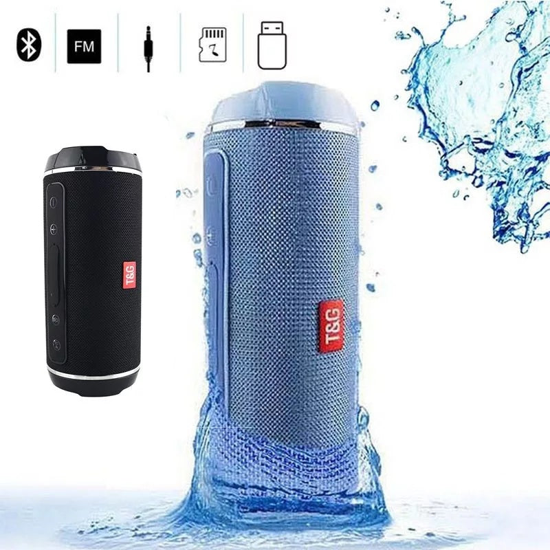 VibeStream™ Outdoor Portable Wireless Bluetooth Speaker – FM, TF Card, U Disk Playback