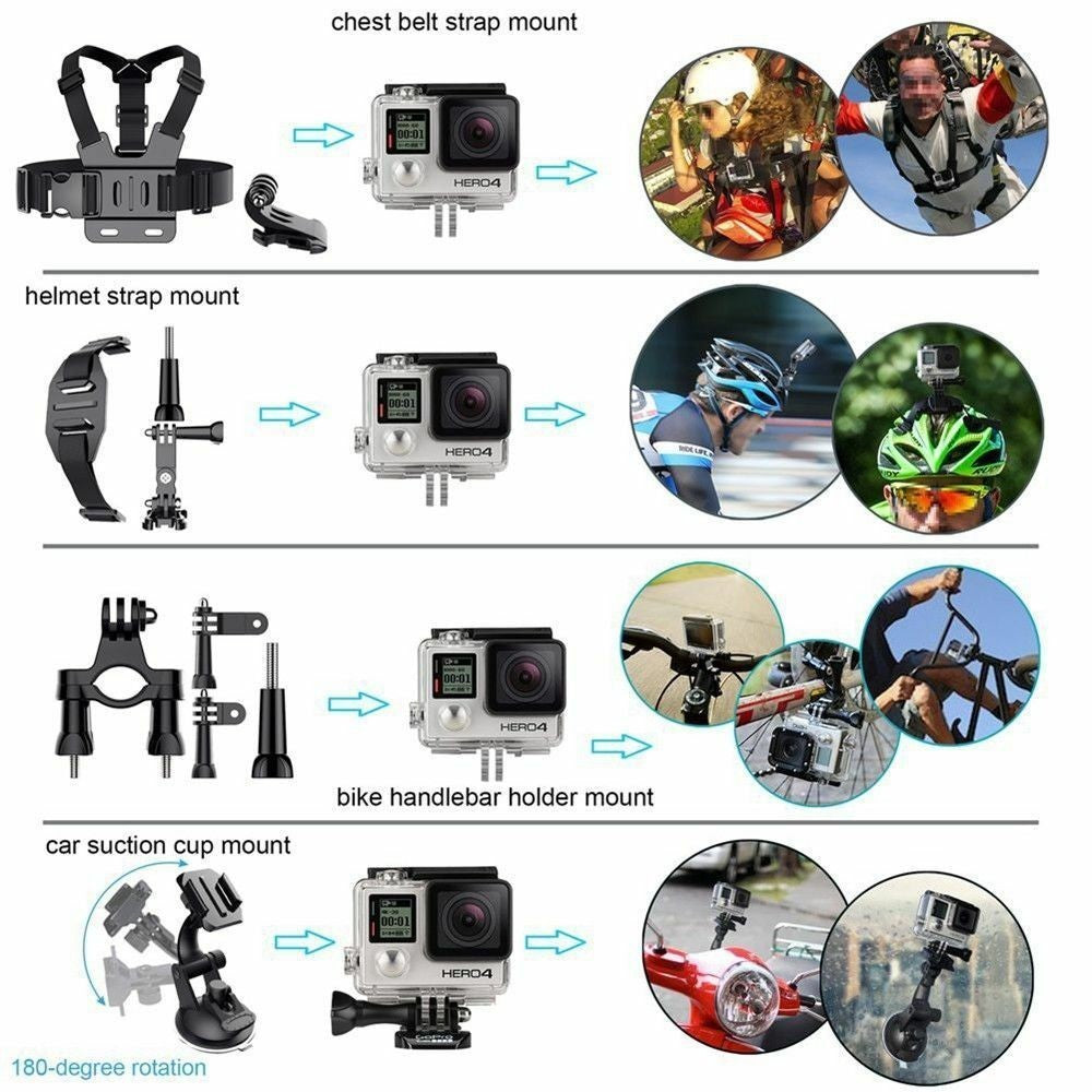 ActionCam Pro Kit – Sports DV Camera Accessories