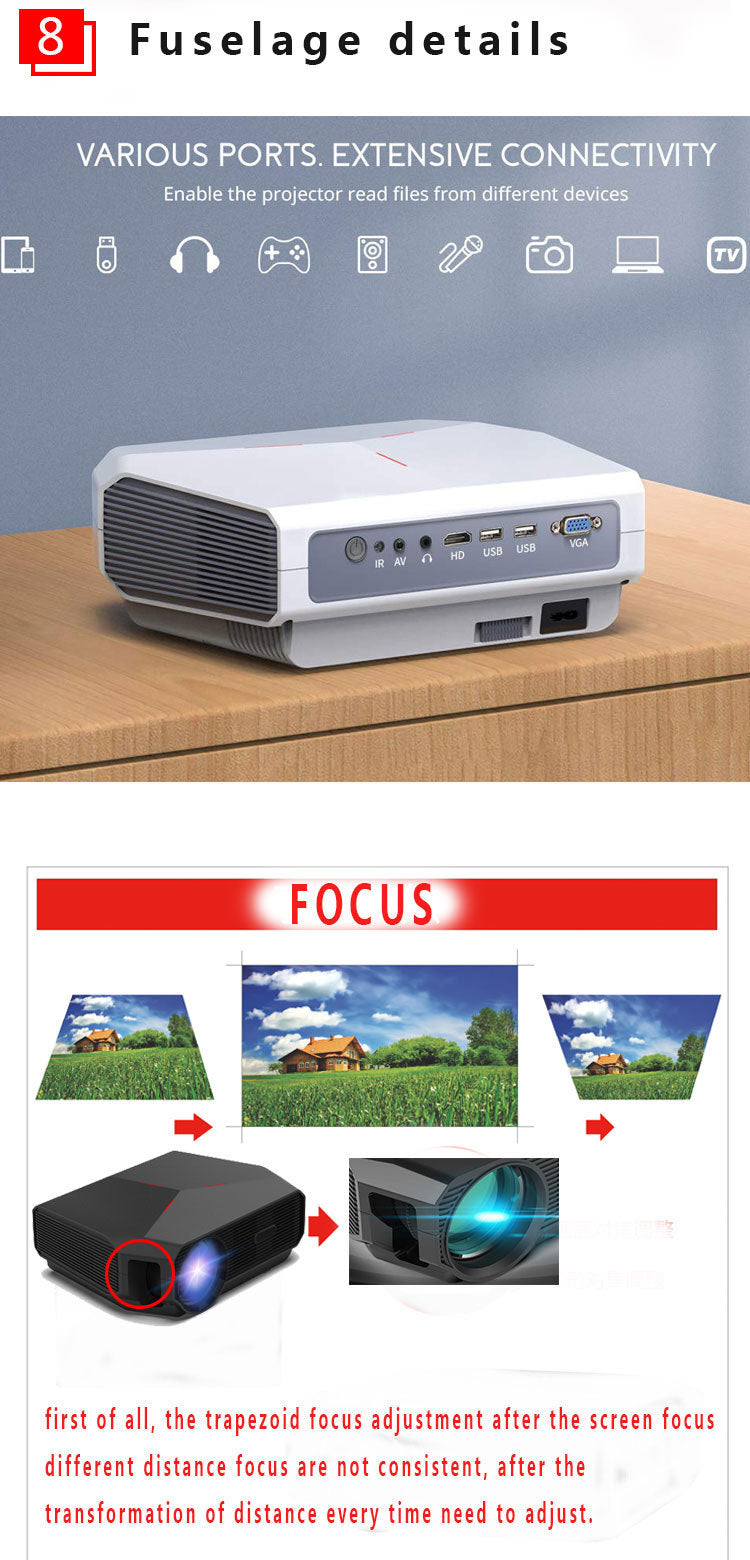 VistaBeam 1080P Pocket WiFi Projector