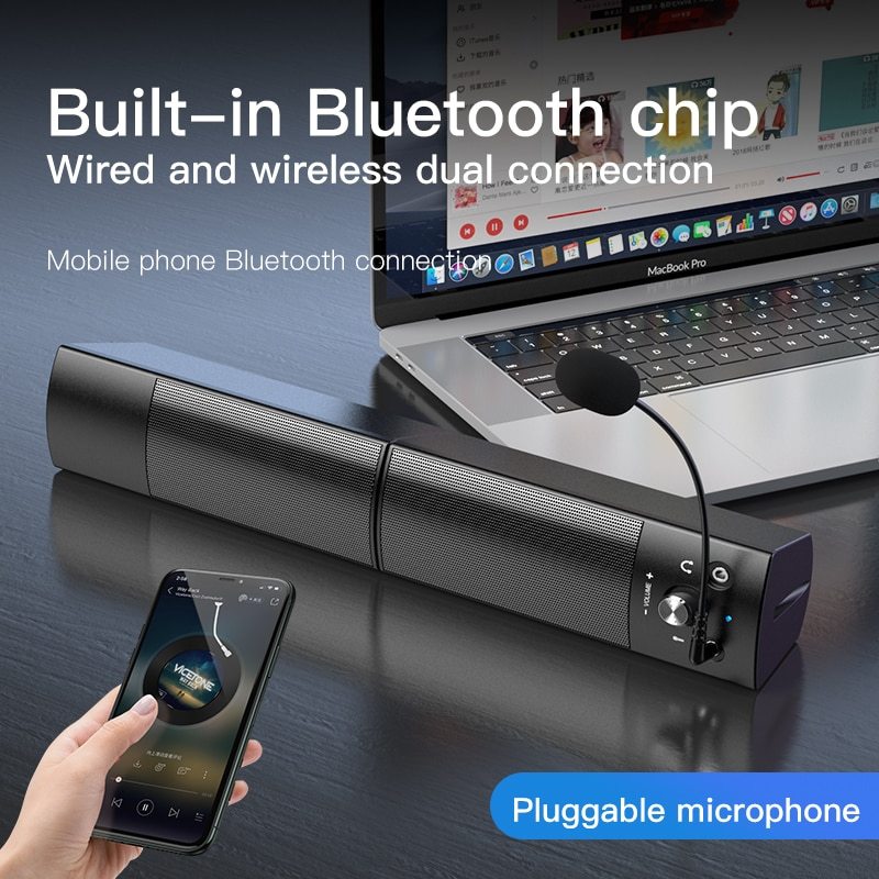 SoundWave™ Mini Bluetooth & USB Speaker System