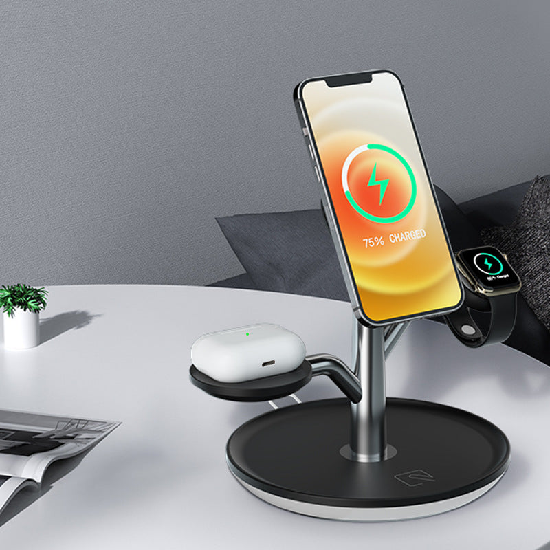 MagnaCharge Multifunctional Mobile Phone Magnetic Suction Wireless Charger Bracket