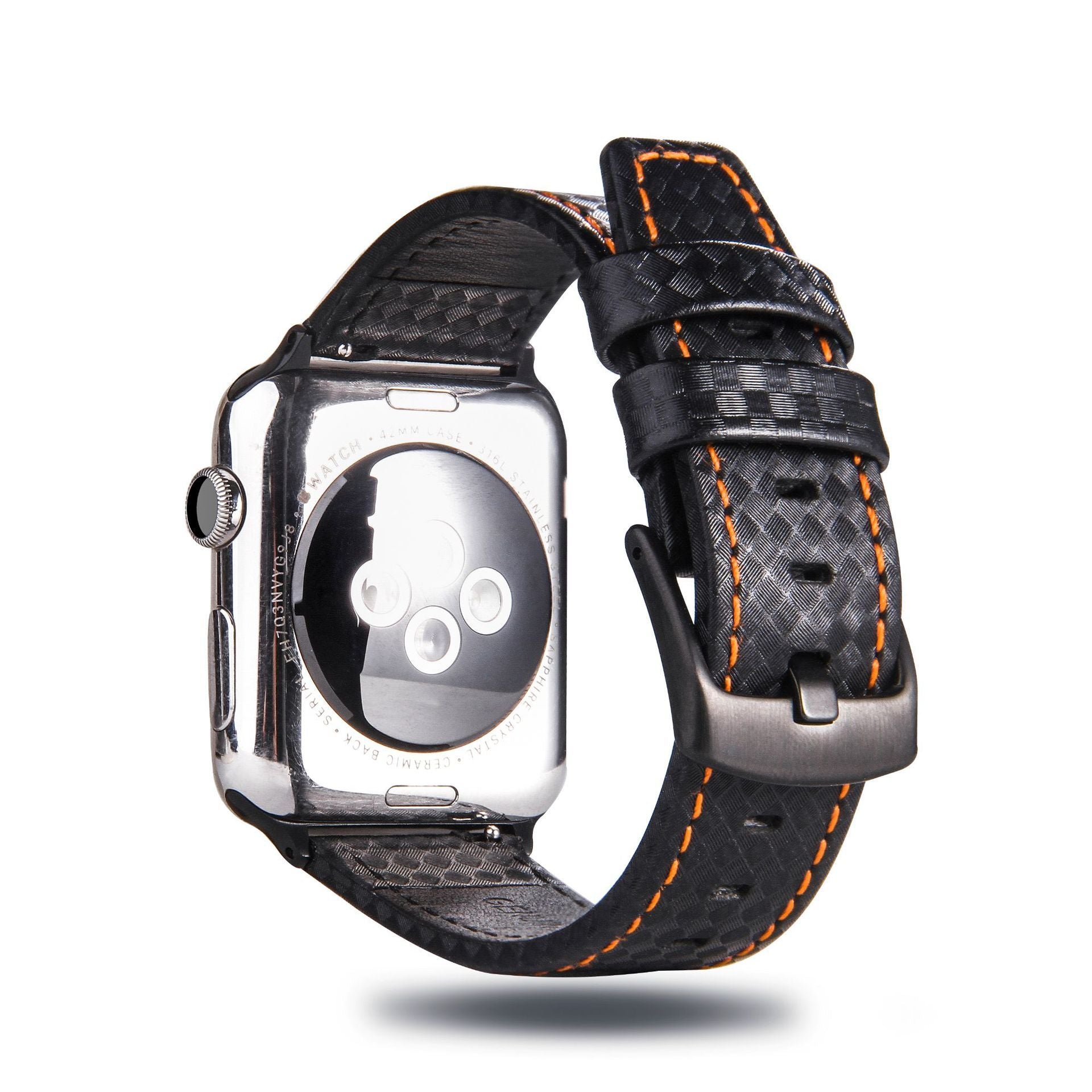 AetherLux™ CarbonCraft Leather Watch