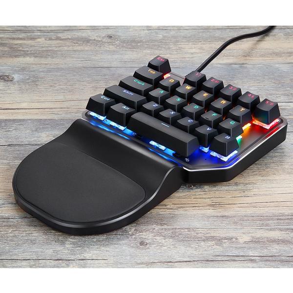 Motospeed™ Single-Handed Mechanical Gaming Keyboard – Precision, Speed, and Comfort in One Compact Design