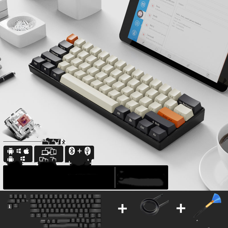 AetherKey Luxe™ — DualMode Wireless Mechanical Keyboard