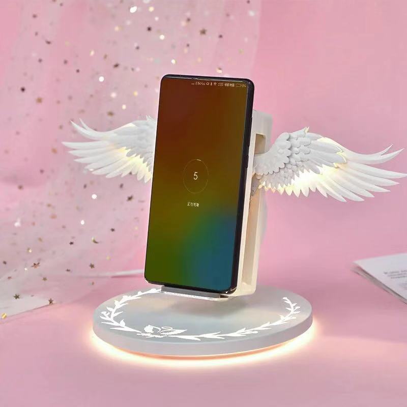 CelestialCharge – Angel Wings Wireless Charger