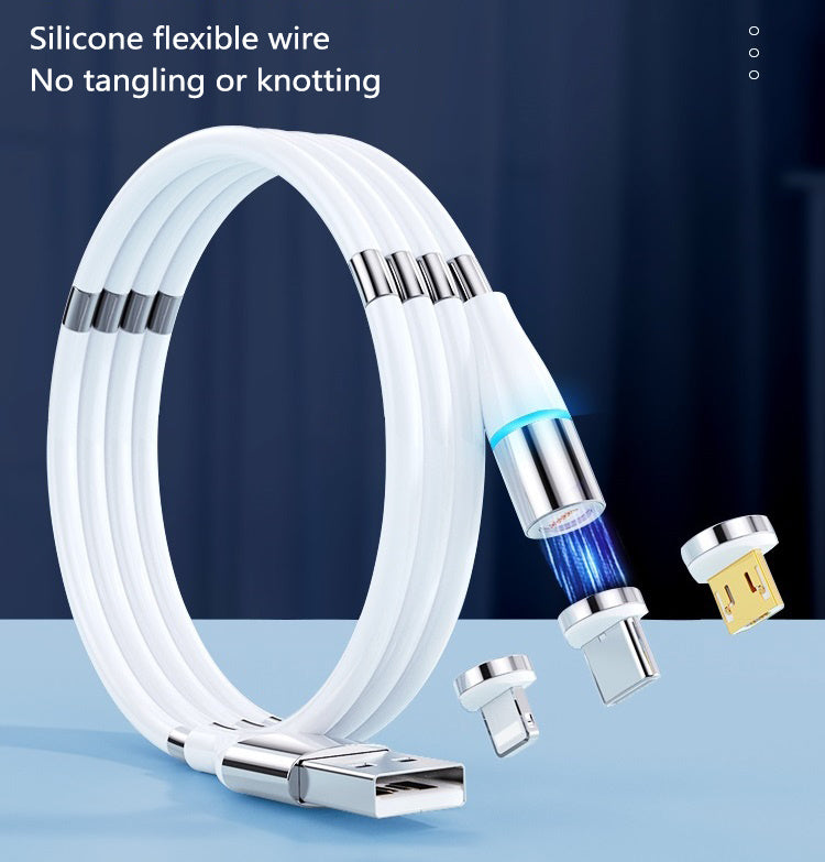 MagnaCharge Pro – 3A Fast Charging Magnetic Data Cable for Apple Devices