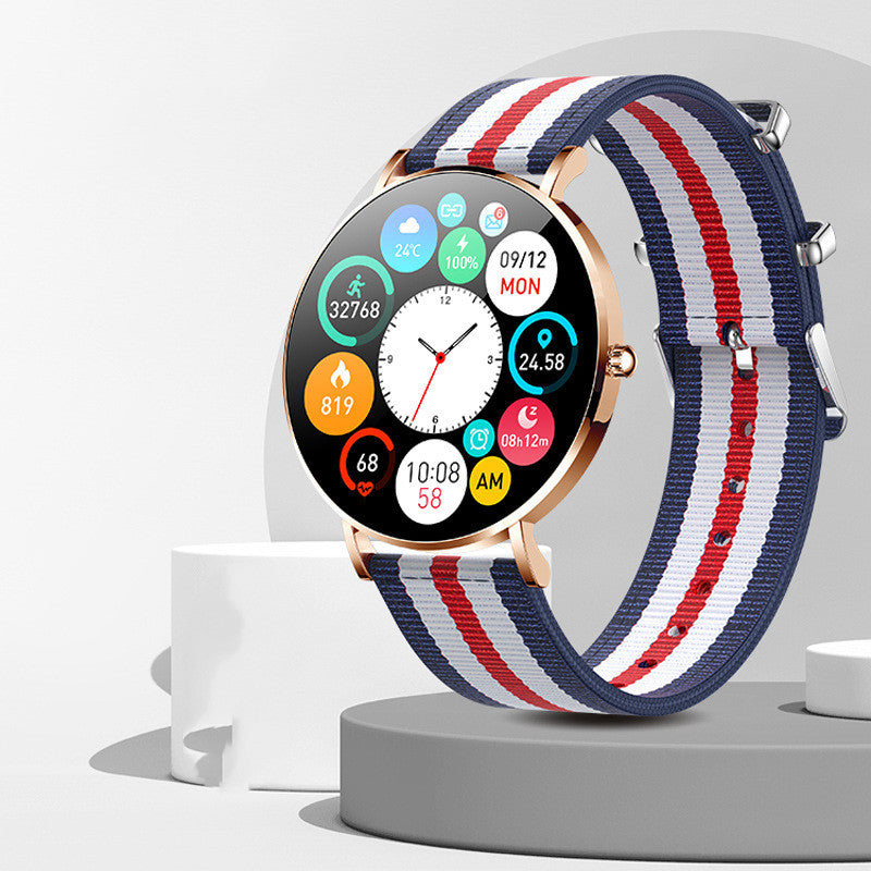 PulseVibe T8 – Women's Smart Heart Rate & Blood Pressure Monitoring Watch