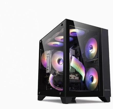 ArcticGlide™ – Premium White Glass Water-Cooled eSports Desktop Case