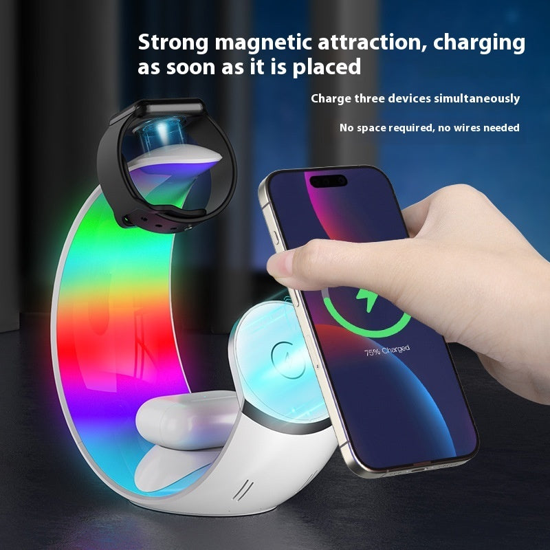 LumaCharge 4-in-1 Wireless Ambience Light & Night Lamp Charger
