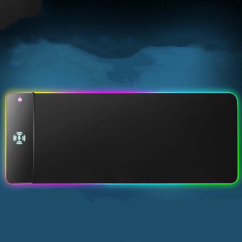 LumiCharge RGB Wireless Charging Mouse Pad – Illuminated, Fast-Charge Gaming Mat
