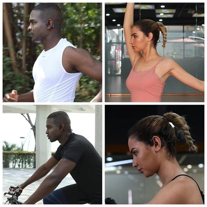 AquaPulse Pro – Waterproof Bone Conduction Wireless Earbuds