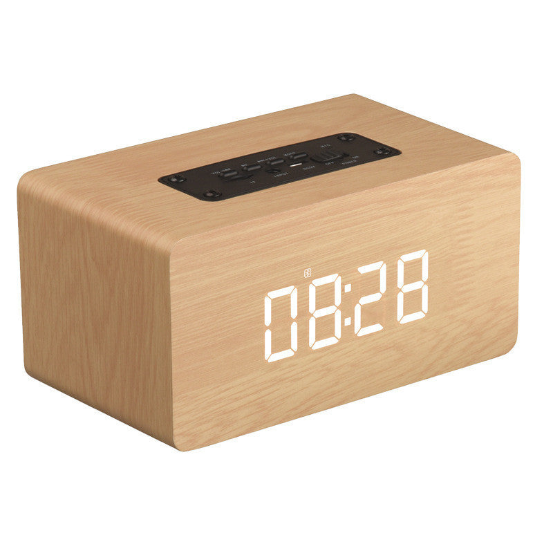 The TimelessTone Wooden Bluetooth Speaker Clock