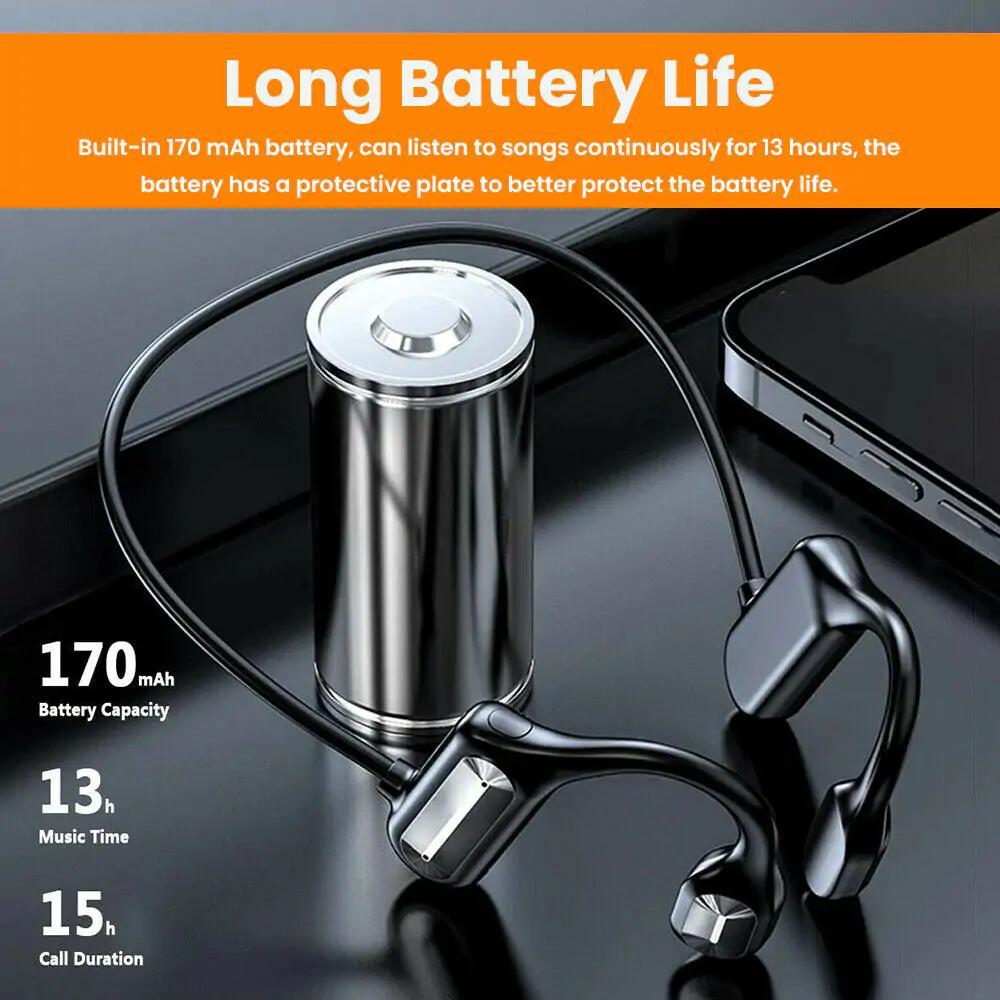AquaPulse Pro – Waterproof Bone Conduction Wireless Earbuds