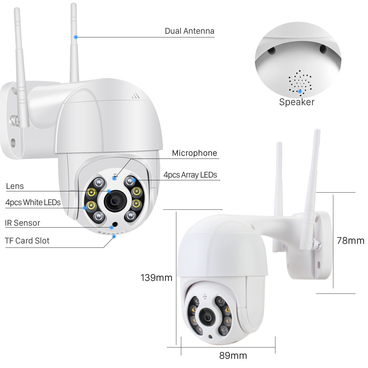 VigilantEye Luxe Wireless WiFi Surveillance Camera