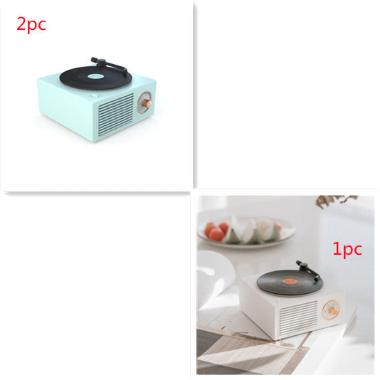 RetroSound Wireless Mini Phonograph – Bluetooth-Compatible Portable Speaker