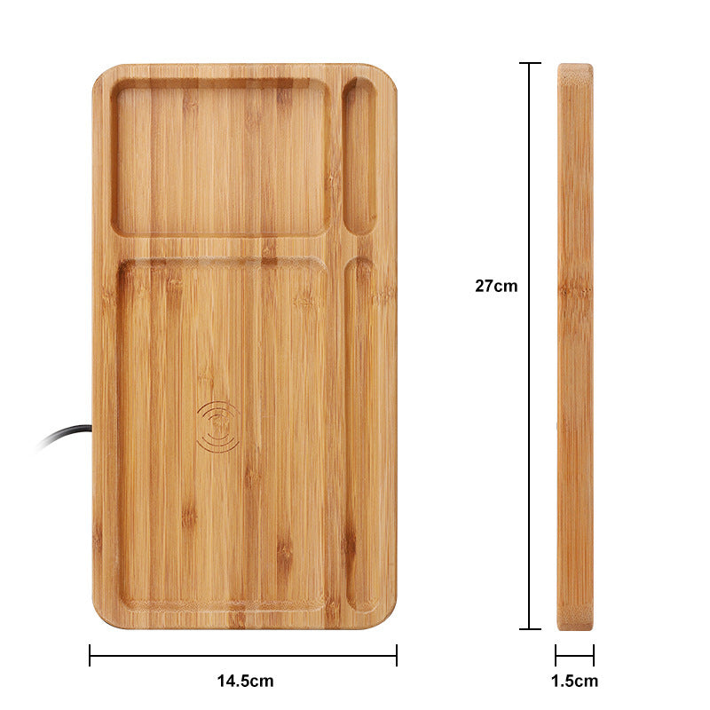 EcoCharge™ Bamboo Wireless Charger