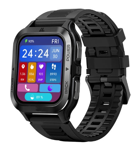 AquaPulse™ Smart Watch – Waterproof Silicone Intelligent Fitness Tracker