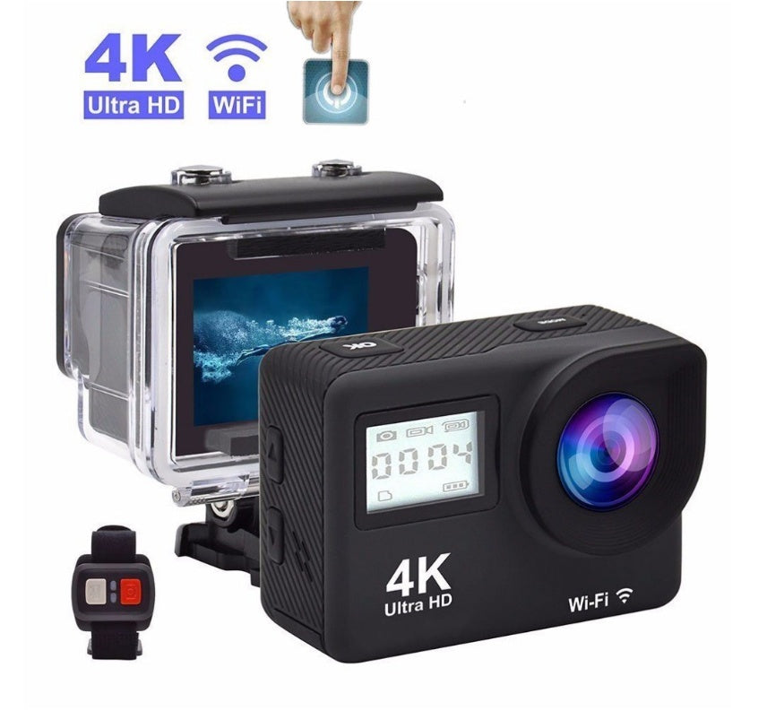 VisionCam 4K Dual-Screen WiFi Motion Camera