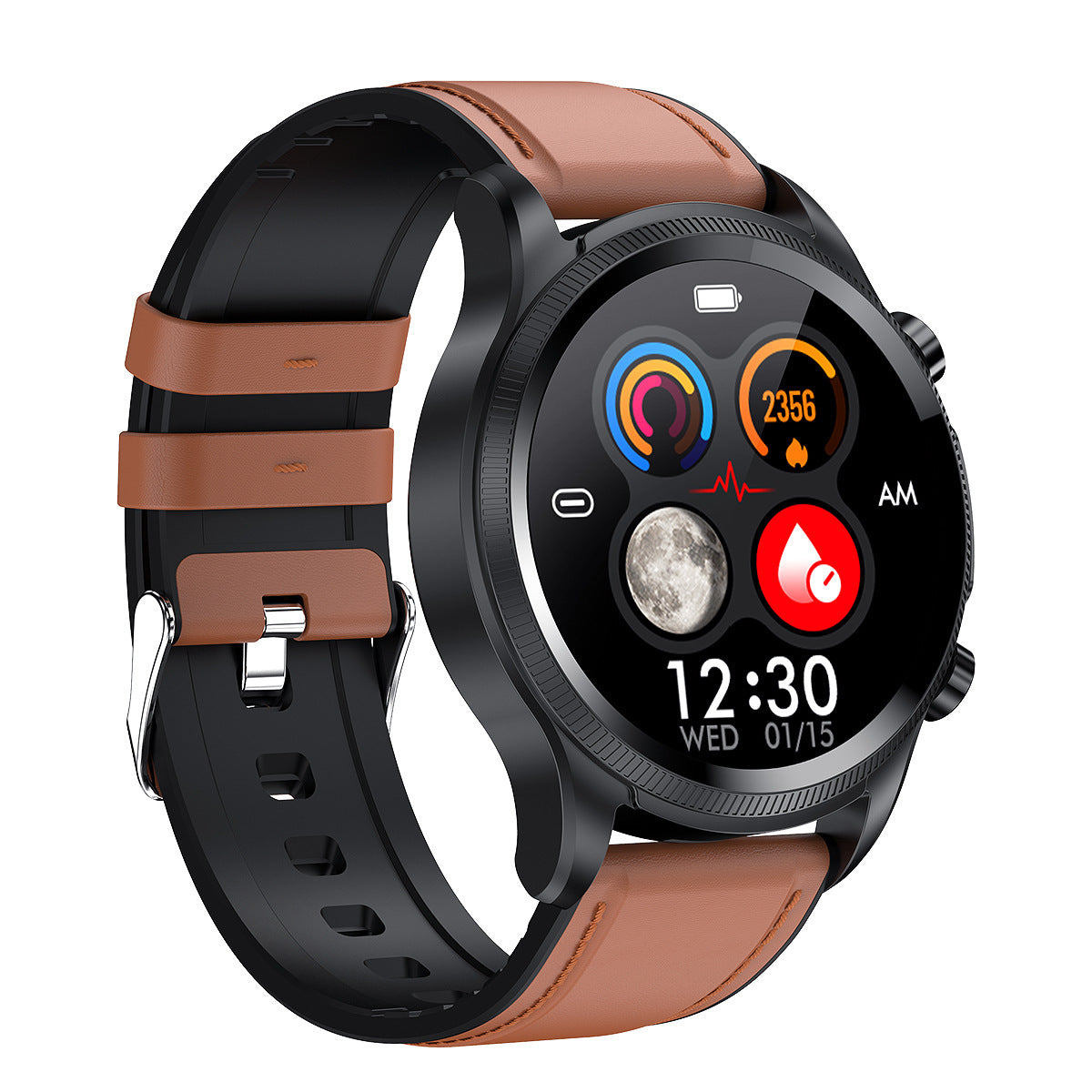 VitalSync Pro: Oxygen, ECG, Blood Pressure & Heart Rate Monitoring Smartwatch