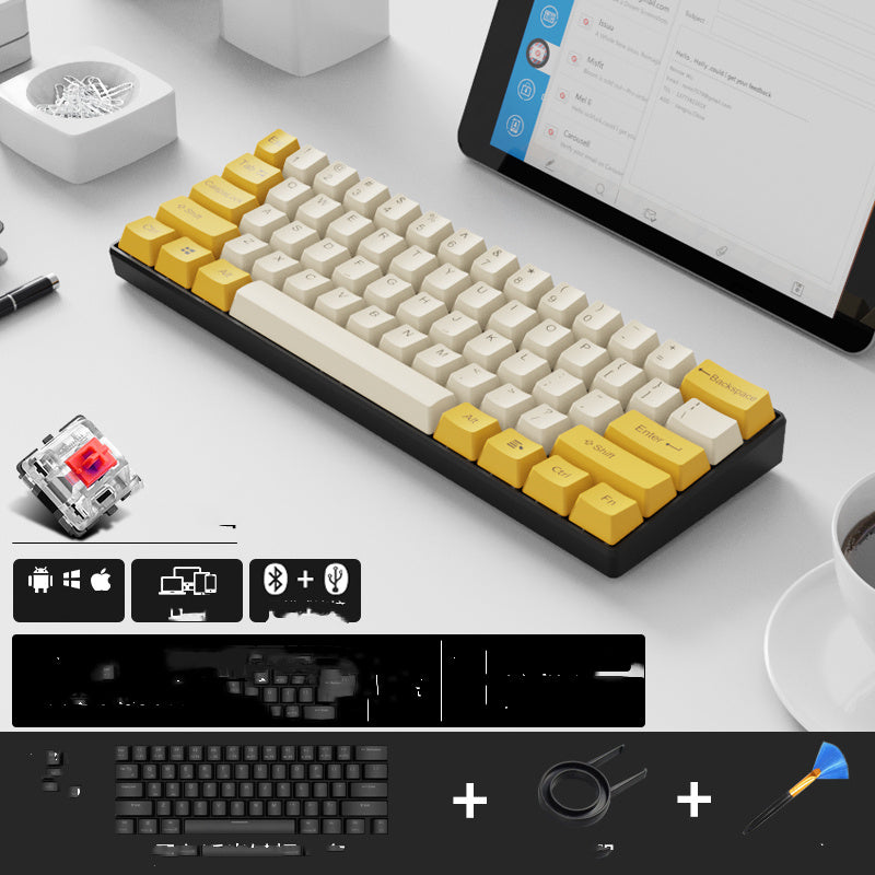 AetherKey Luxe™ — DualMode Wireless Mechanical Keyboard
