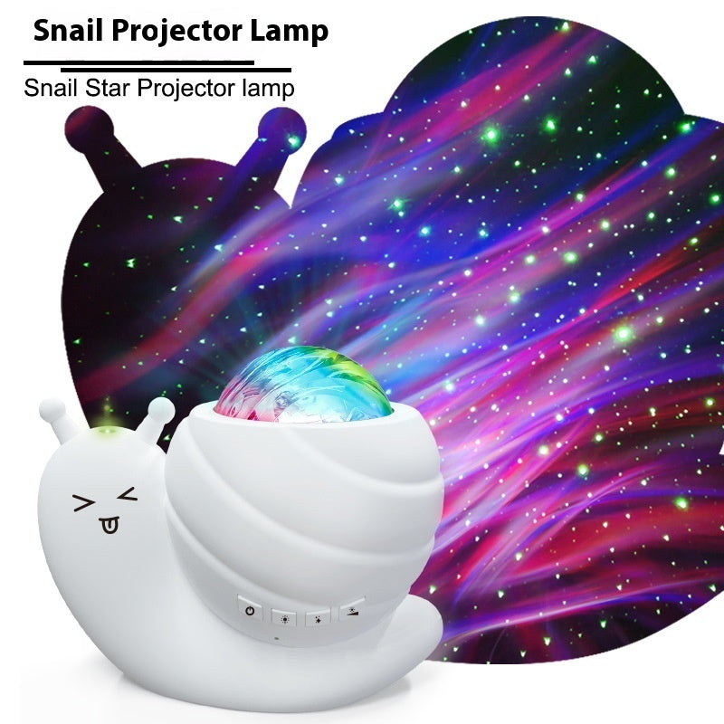 LumiShell™ Starry Snail Galaxy Projector
