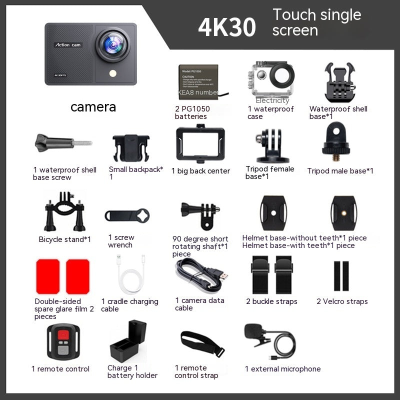 AquaVibe™ 4K Action Camera