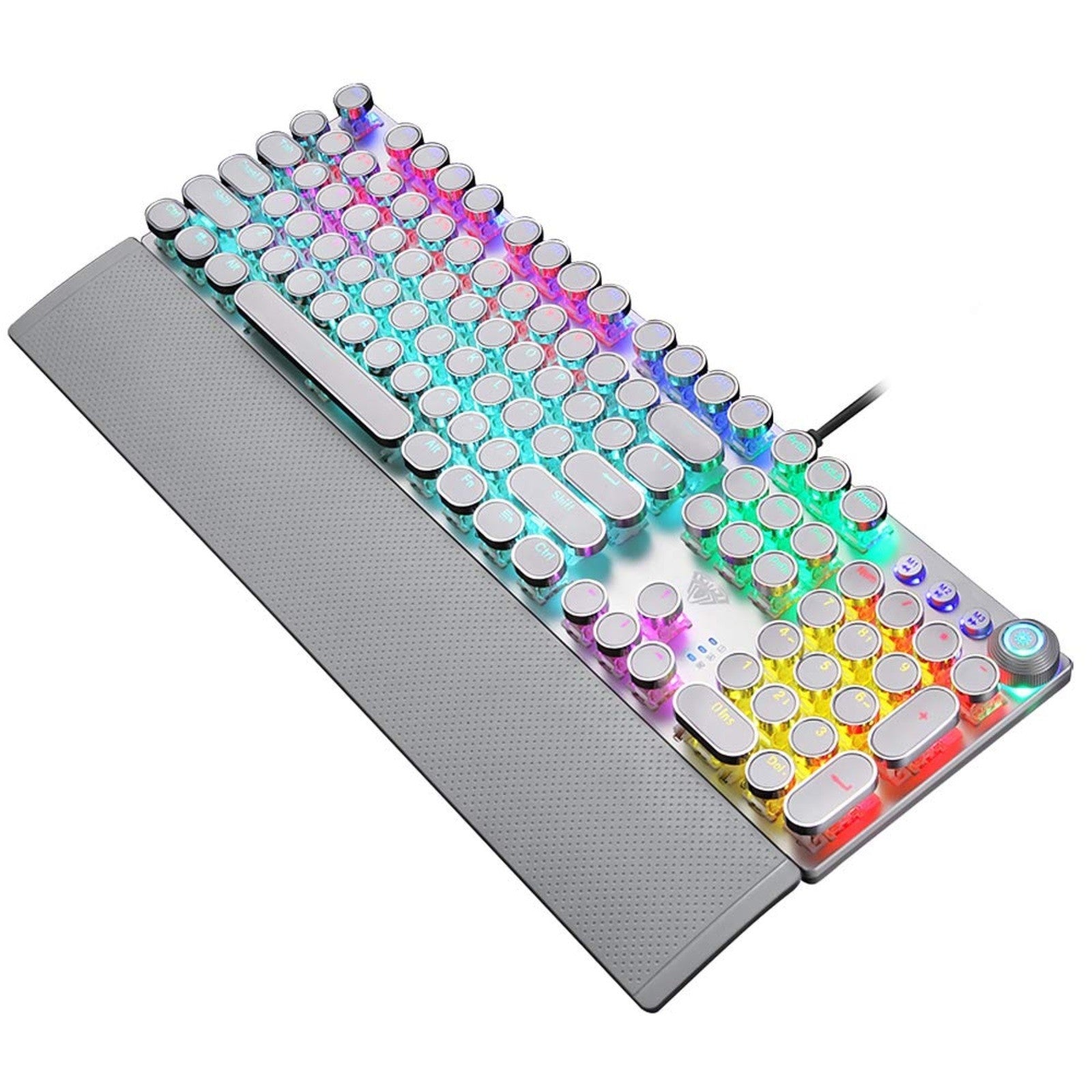 CyberPunk Green Axis Wired Gaming Keyboard