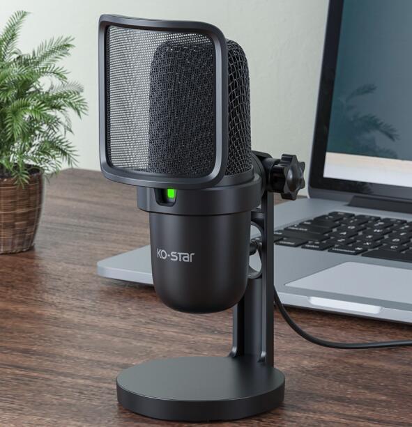 StreamPro USB – Wired Desktop Microphone for Gaming, Voiceovers, and Live Broadcasts