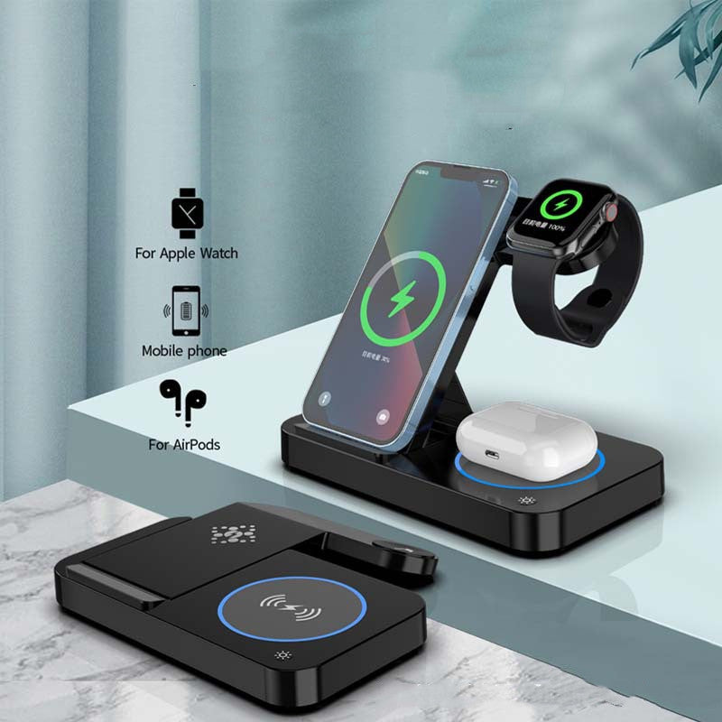 ChargeHub™ 3-in-1 Folding Wireless Charging Stand