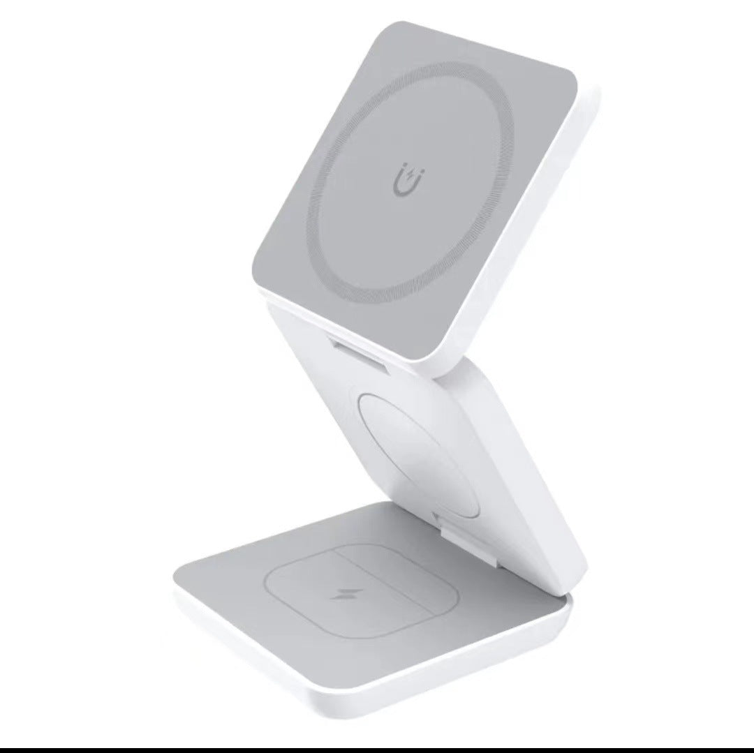 MagCharge Trio – Folding 3-in-1 Magnetic Wireless Charger