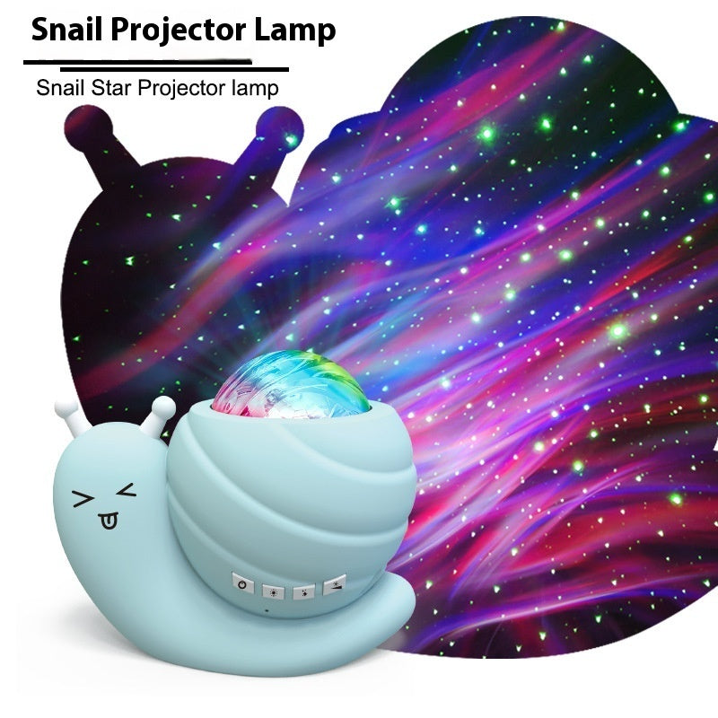 LumiShell™ Starry Snail Galaxy Projector