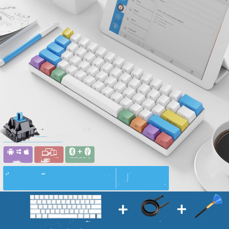 AetherKey Luxe™ — DualMode Wireless Mechanical Keyboard