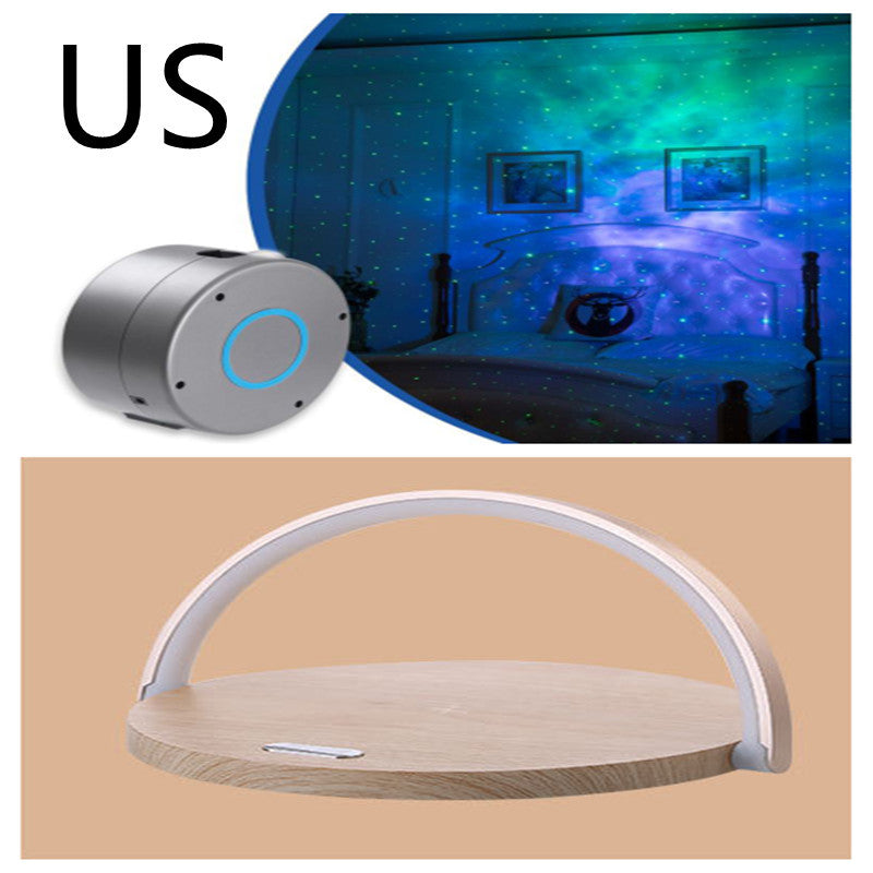 The GlowCharge Qi Wireless Charging Table Lamp