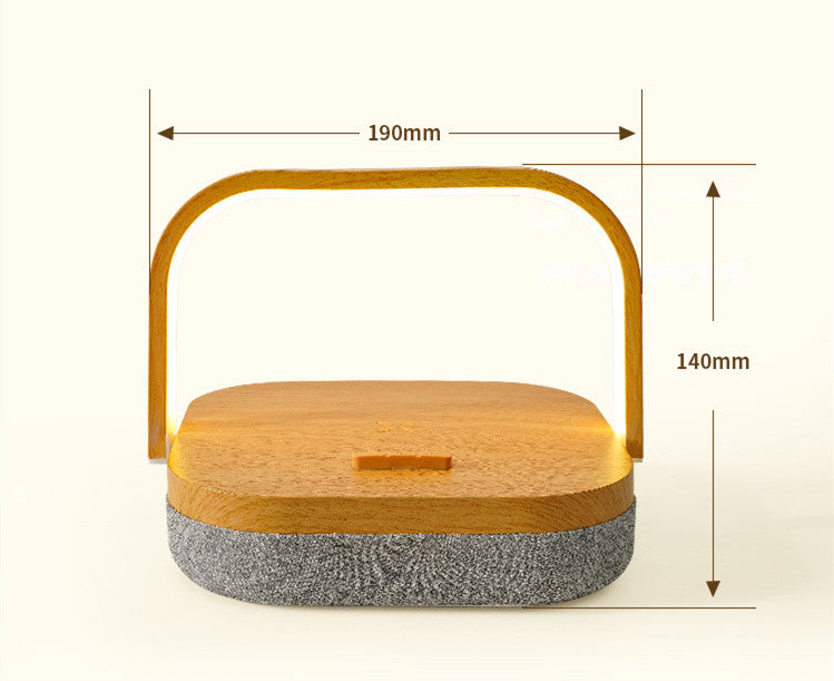 LumaCharge 3-in-1 LED Wireless Charger Bluetooth Speaker Desk Lamp