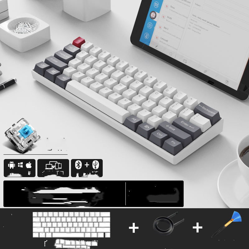 AetherKey Luxe™ — DualMode Wireless Mechanical Keyboard