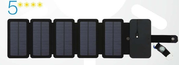 SolarPower™ Fold – Portable Outdoor Solar Panel Charger for Smartphones & Devices