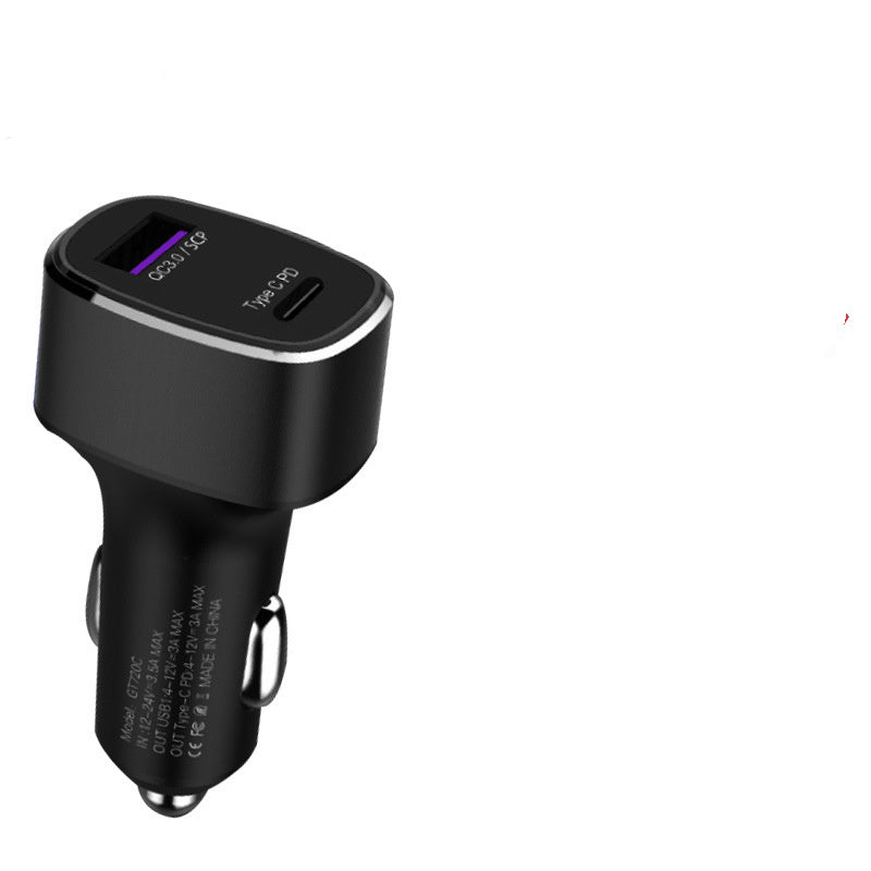 Voltara™ DuoMax – Dual USB Type-C PD & QC 3.0 Car Charger