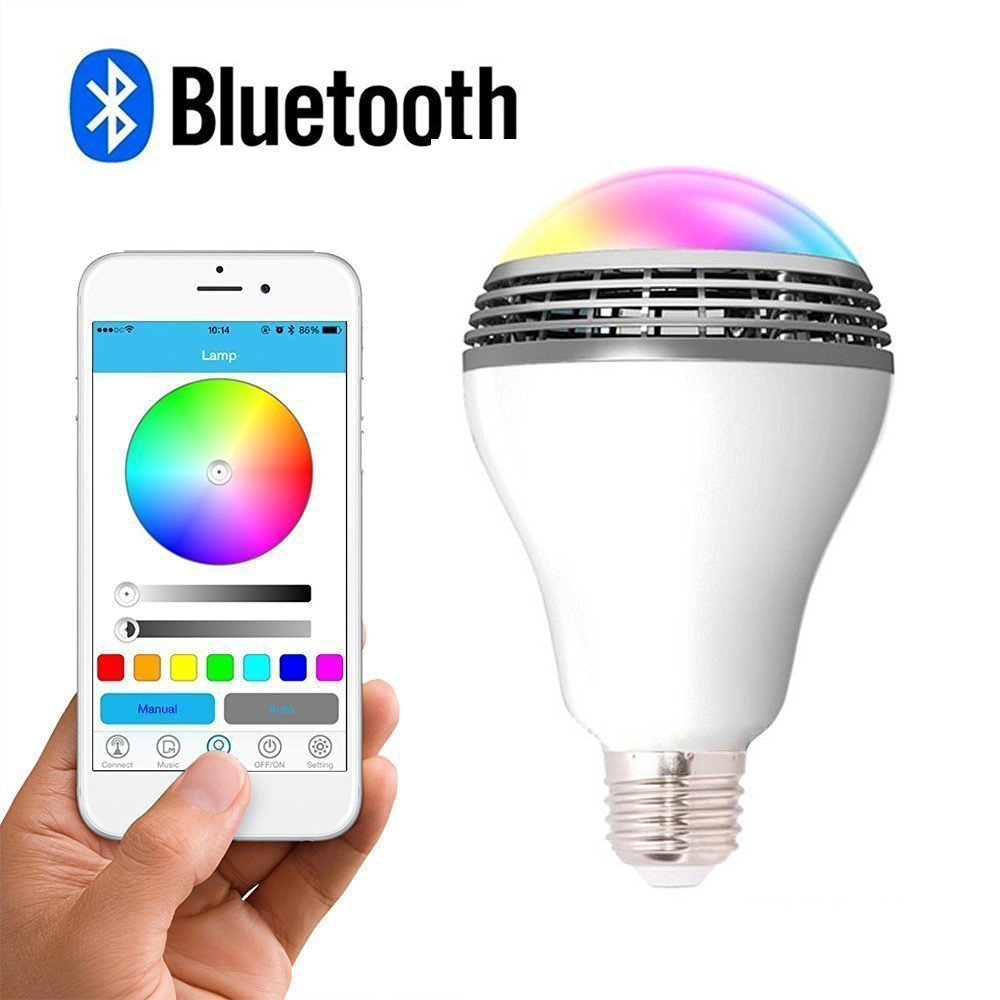LumiSound LED Smart Bluetooth Speaker Bulb