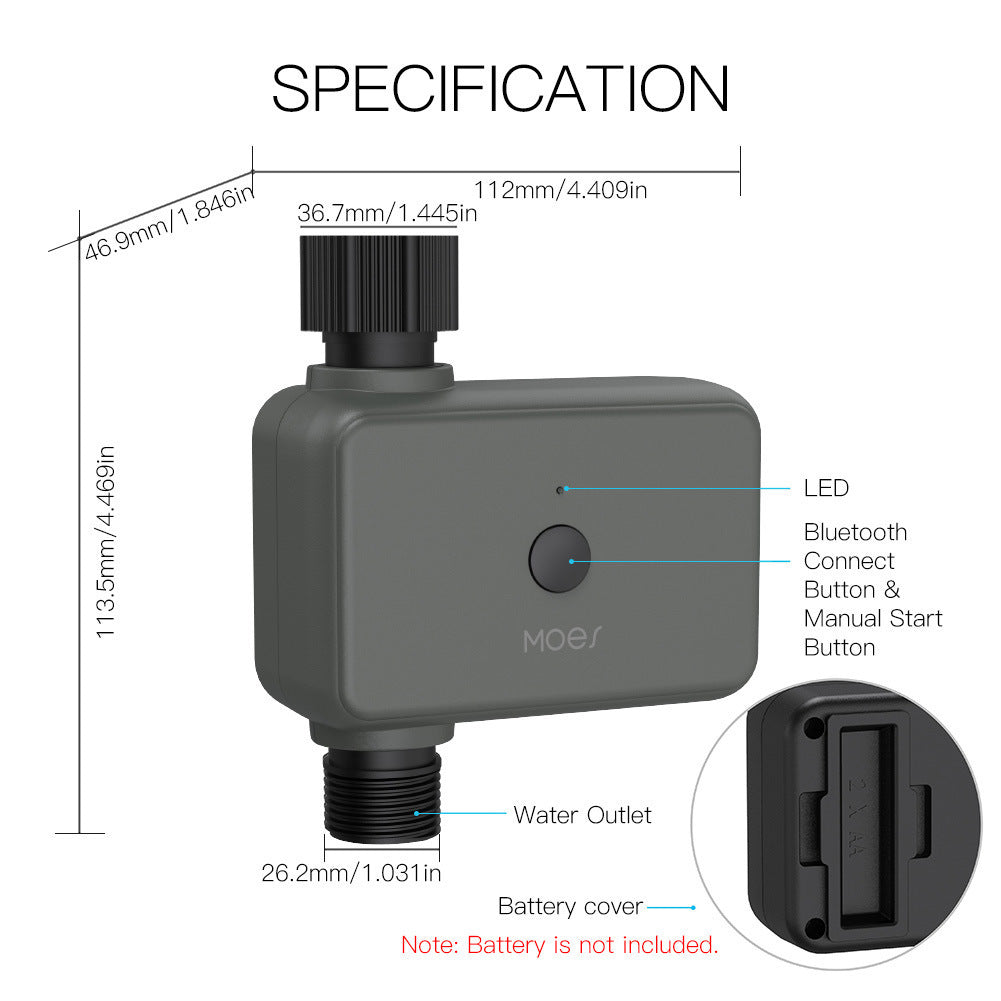 AquaBloom™ Bluetooth Smart Sprinkler Timer
