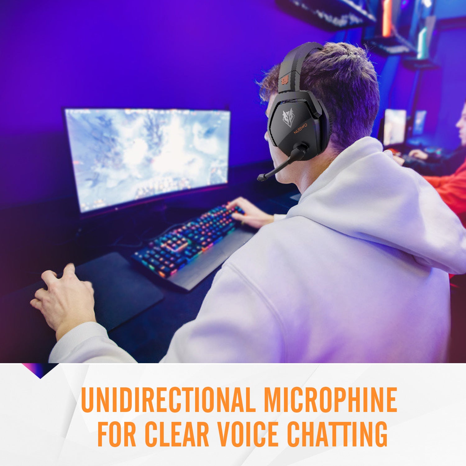 EchoSphere Pro™ – Wireless Gaming Headset with Active Noise Cancellation