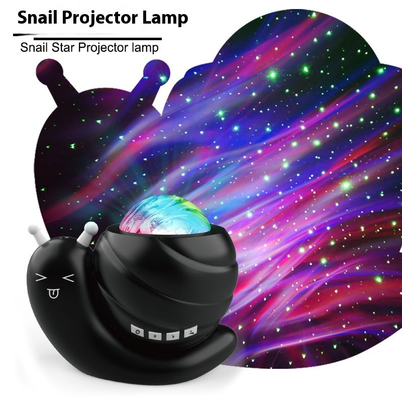LumiShell™ Starry Snail Galaxy Projector