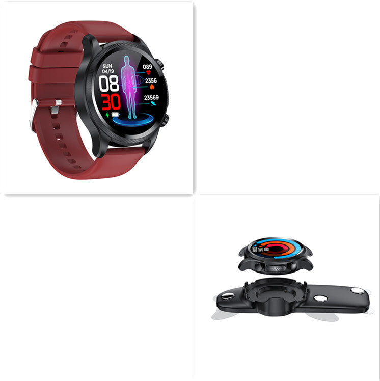 VitalSync Pro: Oxygen, ECG, Blood Pressure & Heart Rate Monitoring Smartwatch
