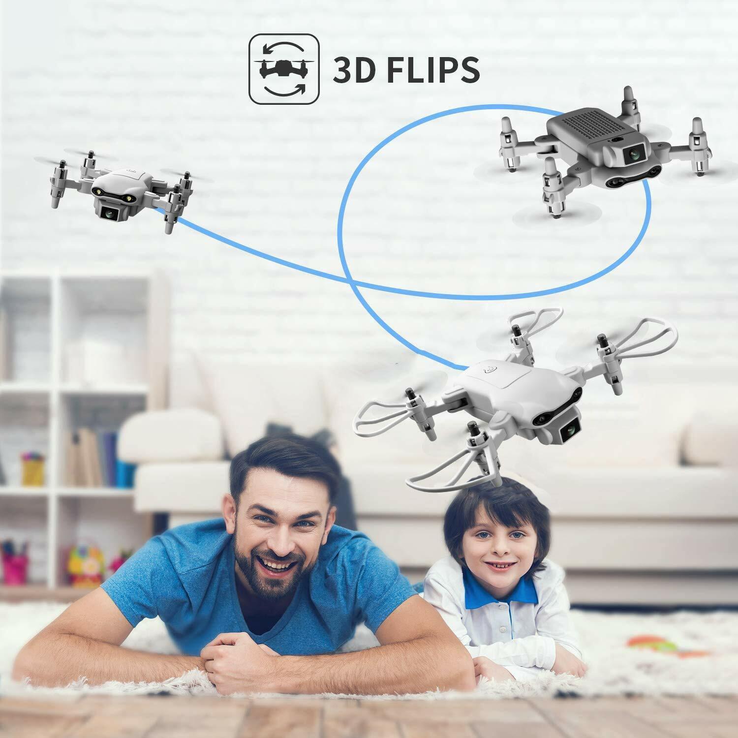 SkyGlide V9: 4D Mini Drone with Camera for Kids