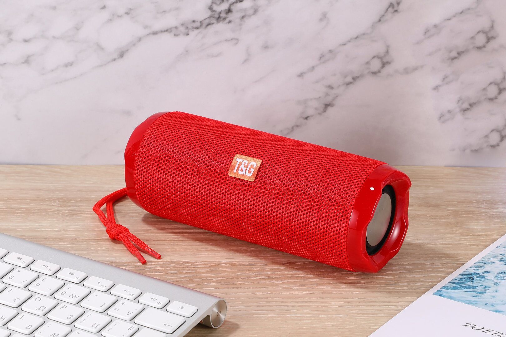 SoundFabric™ Portable Bluetooth Speaker with Card Holder