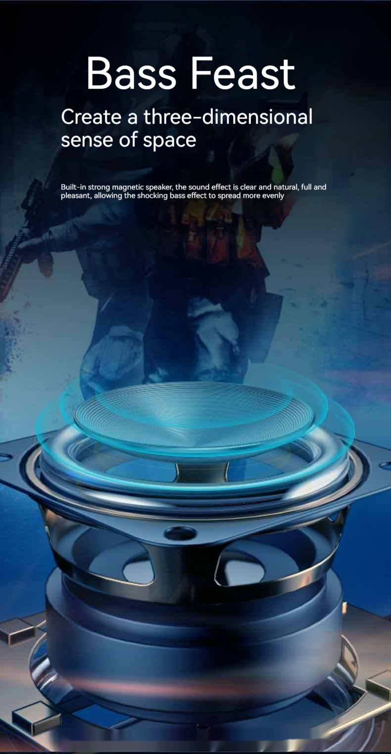 PulseFire Duo – Colorful E-Sports Bluetooth Desktop Speakers