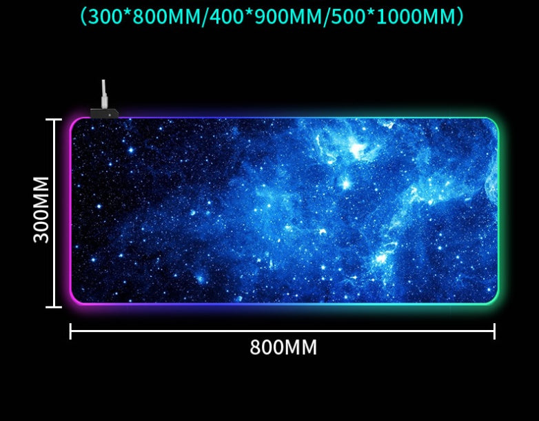 LumiNova Starry Sky RGB Oversized Mouse Pad